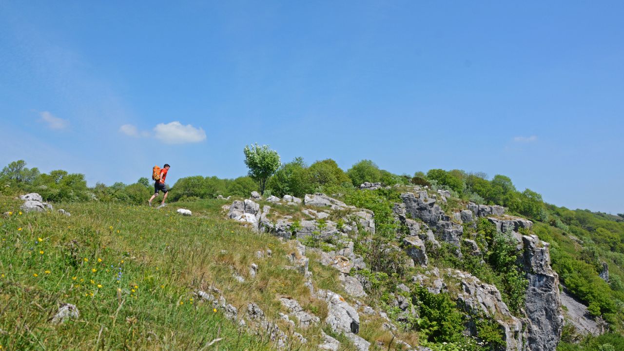 fastpacking Mendip Way