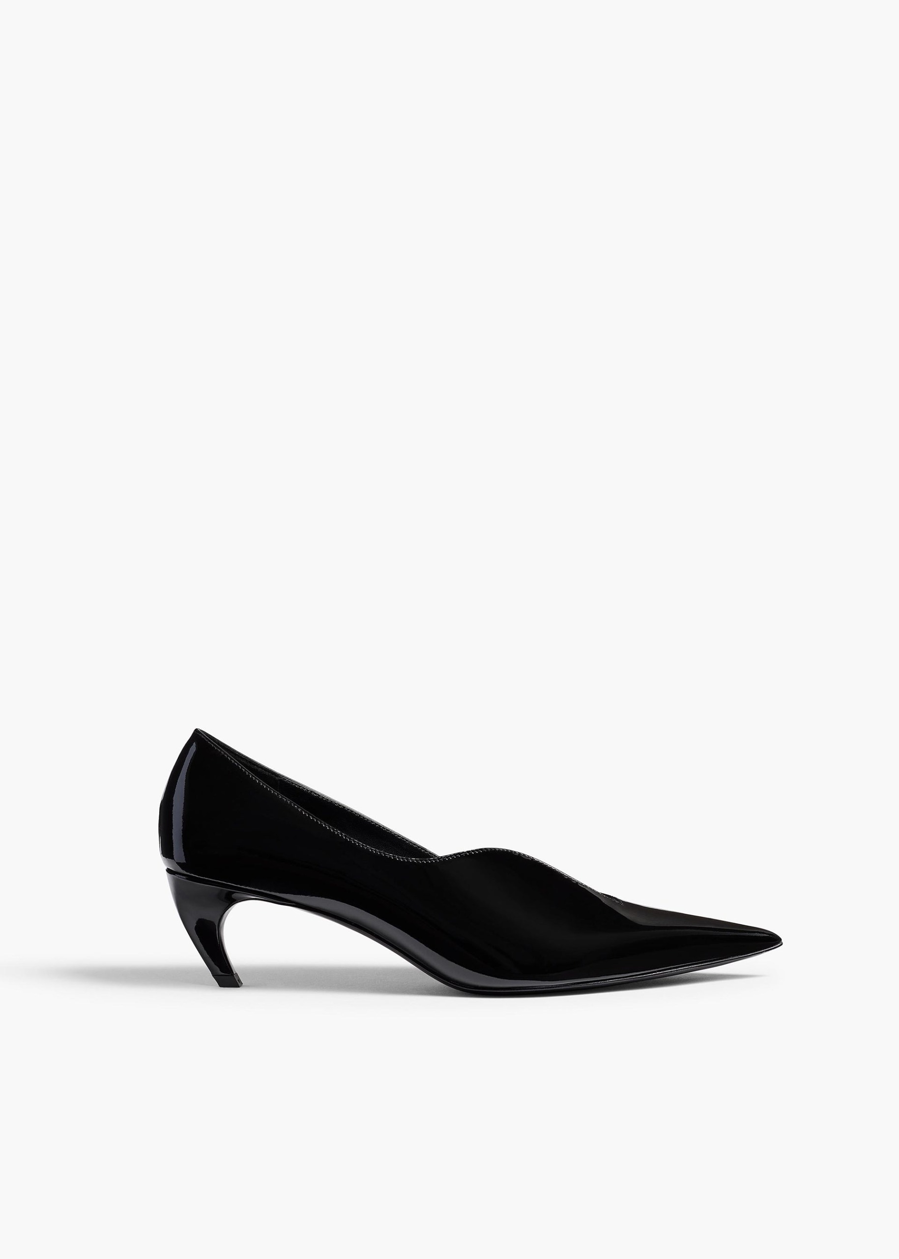 Vivien Low Pump in Black Patent Leather - 35 / Black / Upper100%clsole100%cl