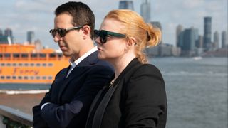 Jeremy Strong and Sarah Snook in Succession season 4