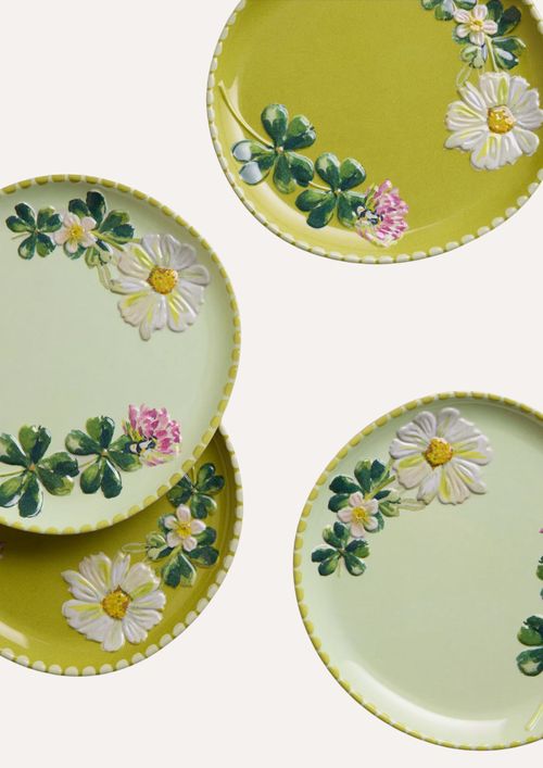 Floral Picnic Side Plates - Set of 4