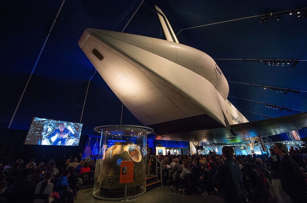 Space Shuttle Enterprise Exhibit in NYC Dedicated to Fallen Astronaut ...