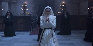 The Nun Taissa Farmiga Sister Irene Praying With Other Nuns