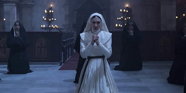 The Nun Taissa Farmiga Sister Irene Praying With Other Nuns