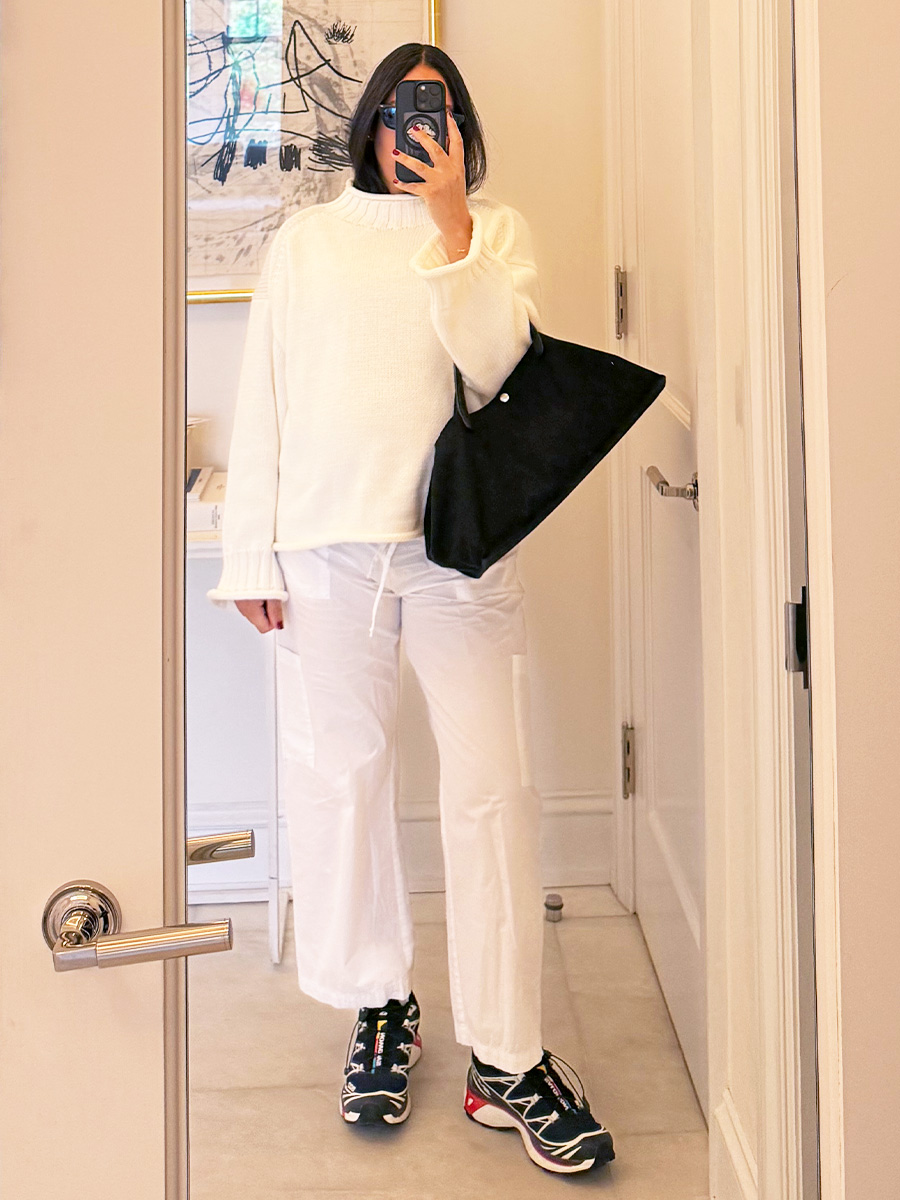 @nicoleakhtarzad mirror selfie in spring/summer ouftif