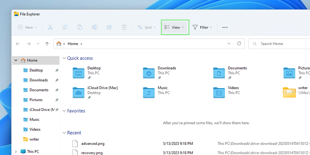 How to show file extensions in Windows 11