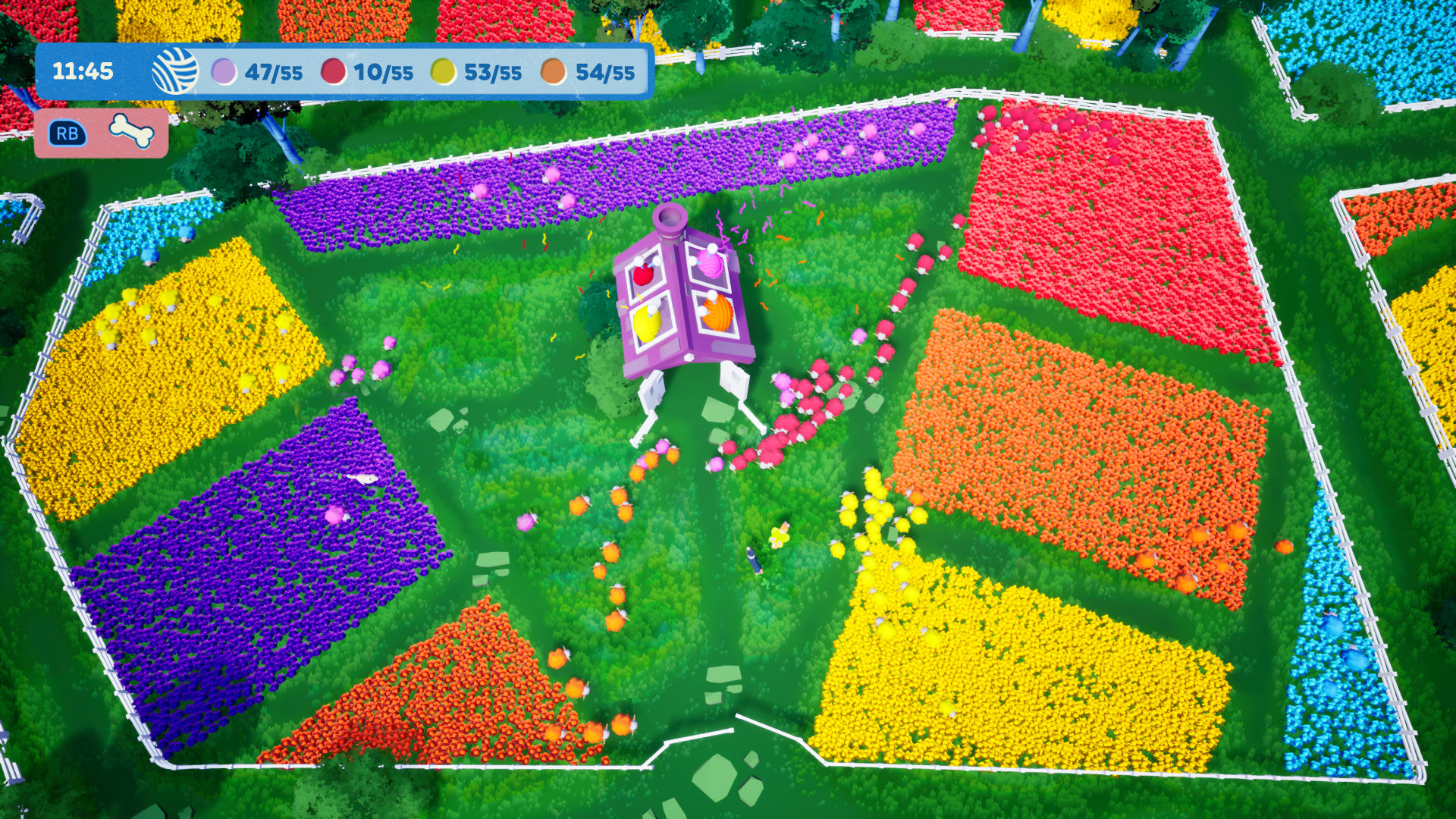 Screenshots from games showcased during the 2025 Wholesome Direct