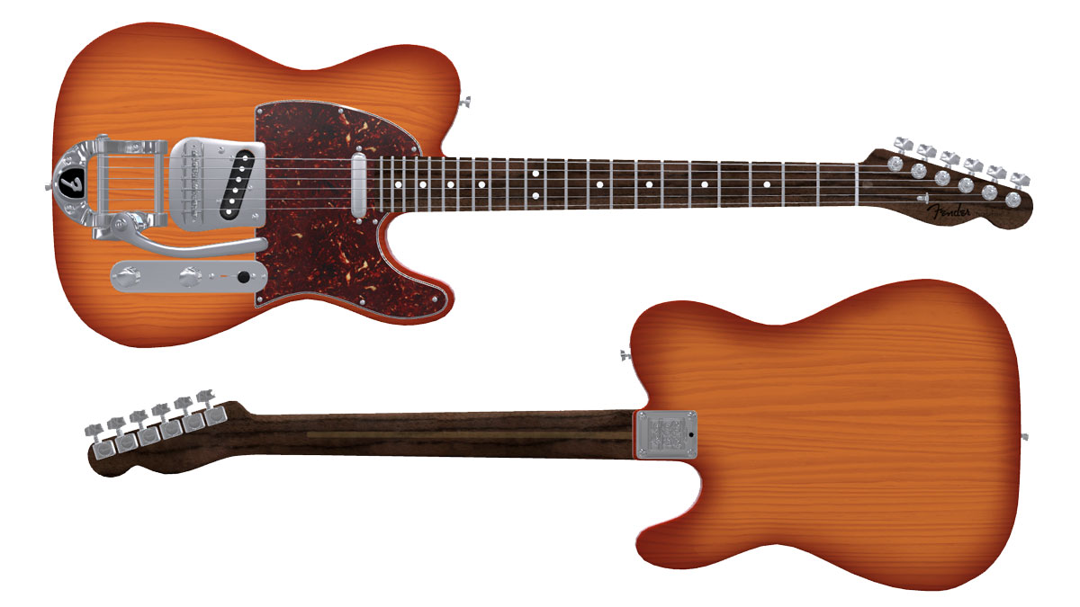 Fender adds roasted pine bodies, fully rosewood necks and Bigsby