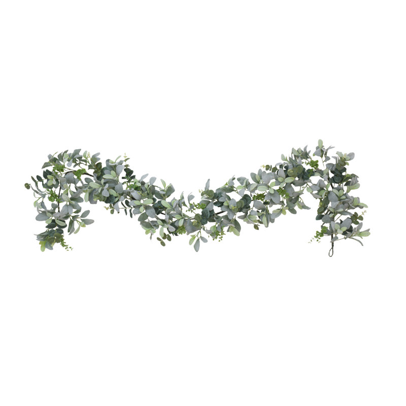 Puleo International 6' Lambs Ear Garland & Reviews | Wayfair