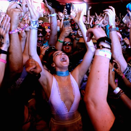 People, Crowd, Event, Performance, Pink, Audience, Party, Hand, Festival, Photography, 