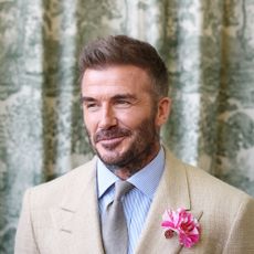 David Beckham at Chelsea Flower Show