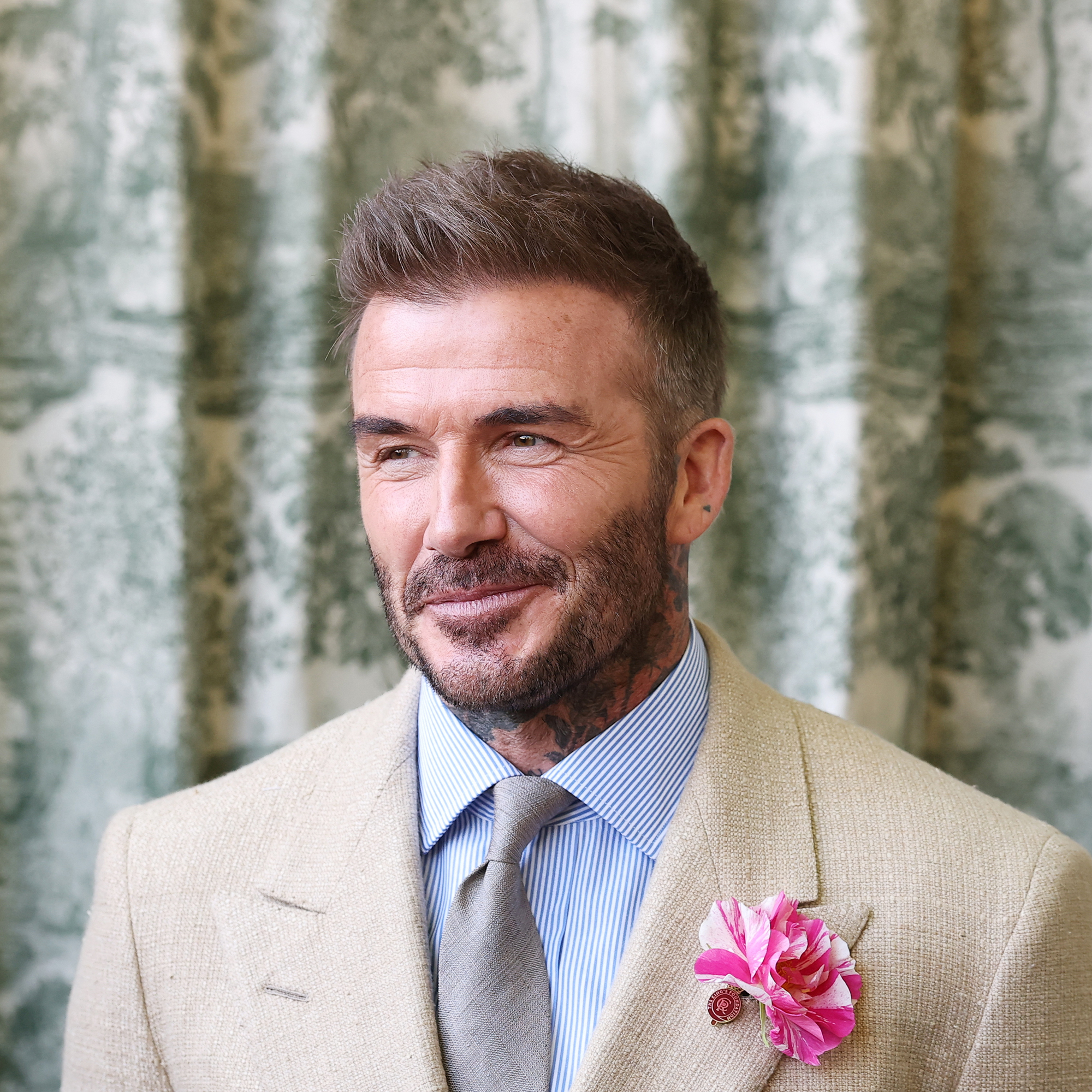 David Beckham at Chelsea Flower Show