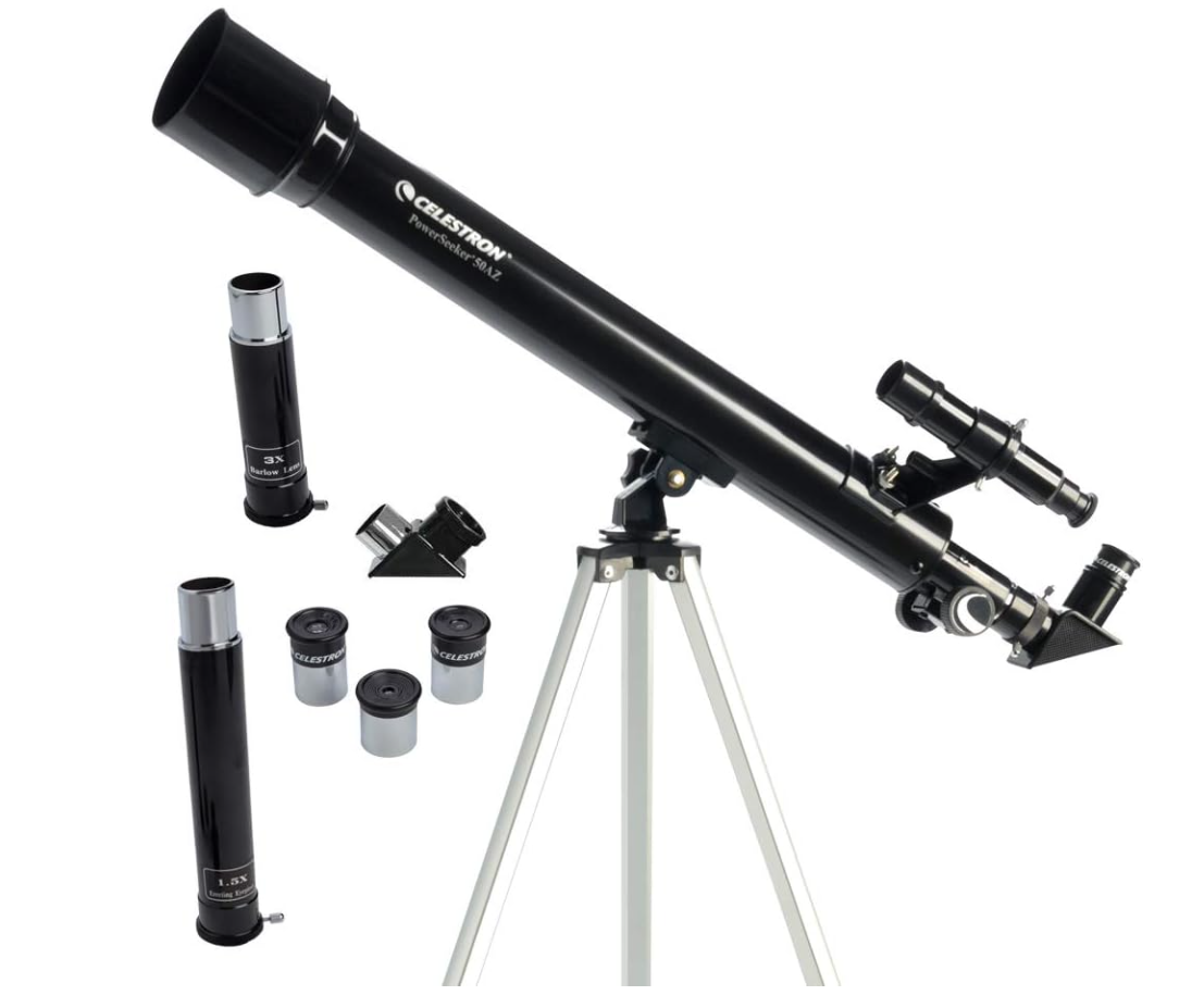 Image shows the Celestron PowerSeeker 50AZ.