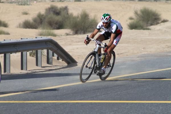 Local riders were aggressive