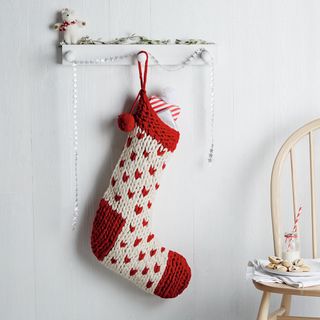 The White Company dotty stocking