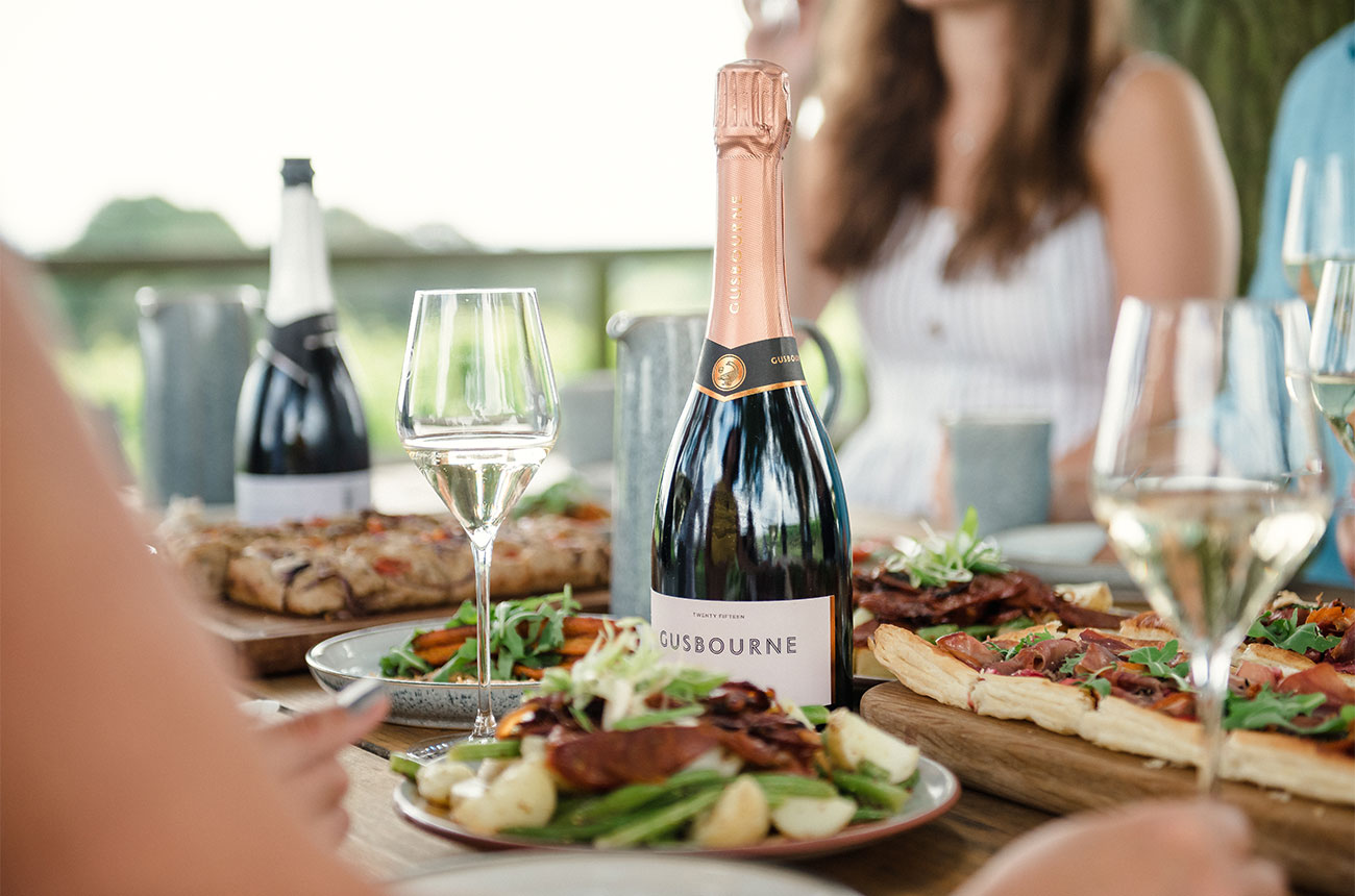 The Nest Gusbourne wine and food