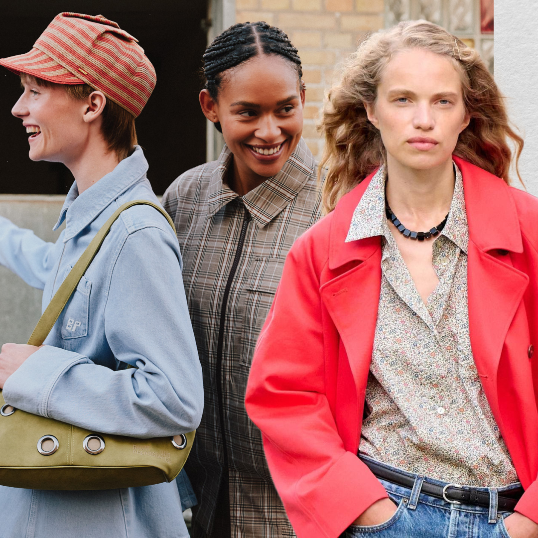 women at Baum und Pferdgarten and Skall Studio wearing clothes from the latest runway collections