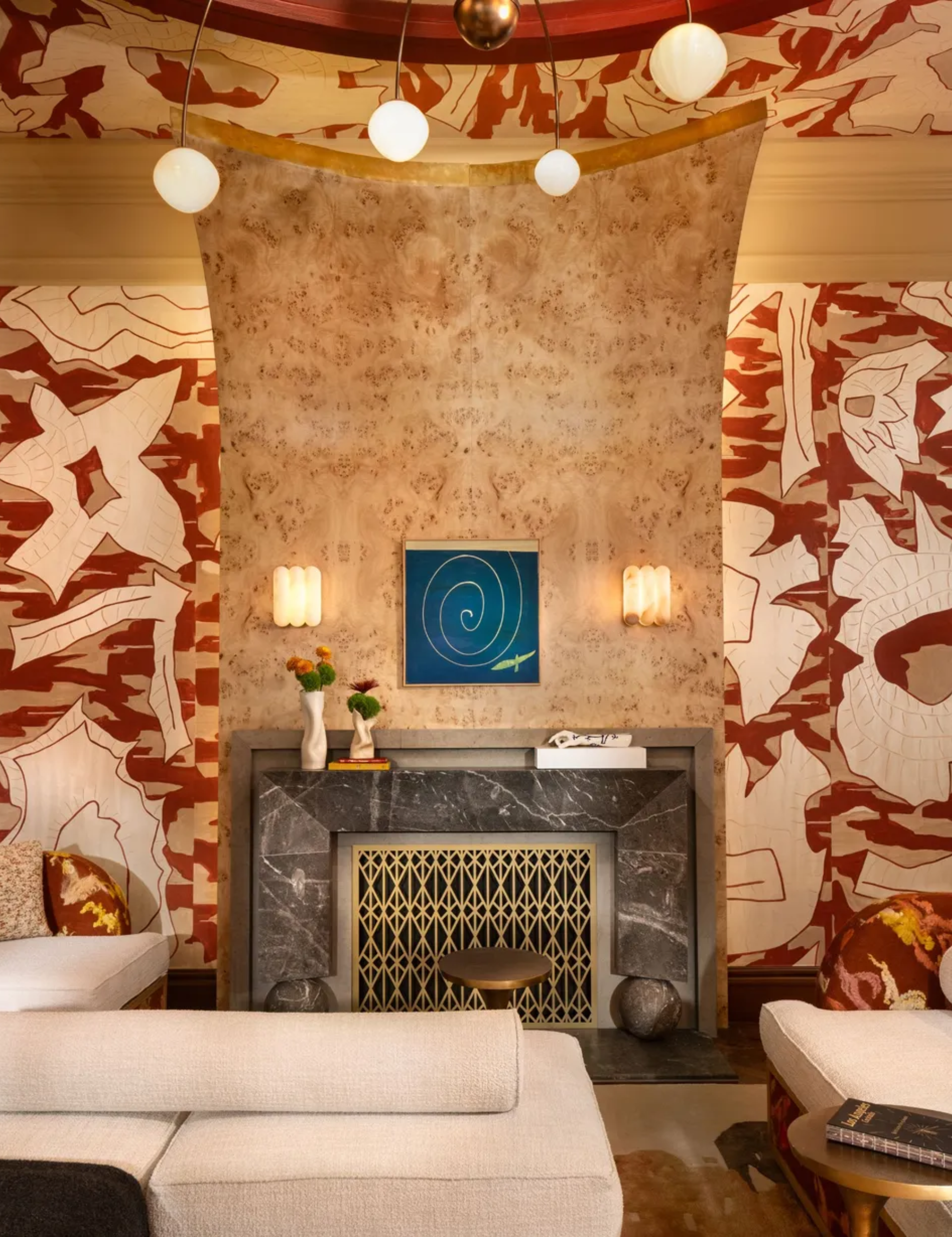 Art deco living room