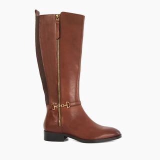 Dune London Tan Riding Boots