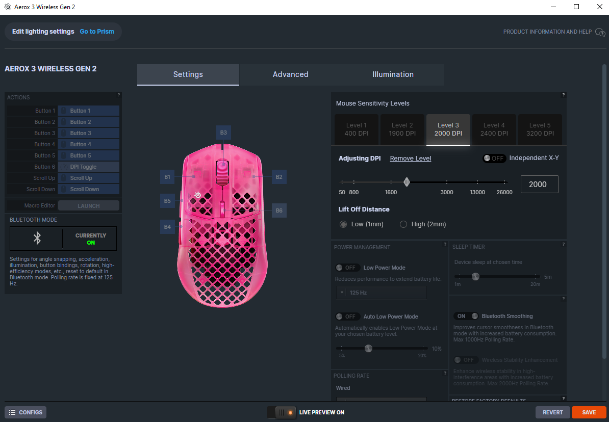 Steelseries Aerox 3 Wireless