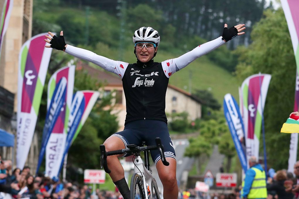 Elisa Longo Borghini wins the final stage at Emakumeen Bira
