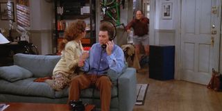 Julia Louis-Dreyfus, Michael Richard, and Jason Alexander on Seinfeld