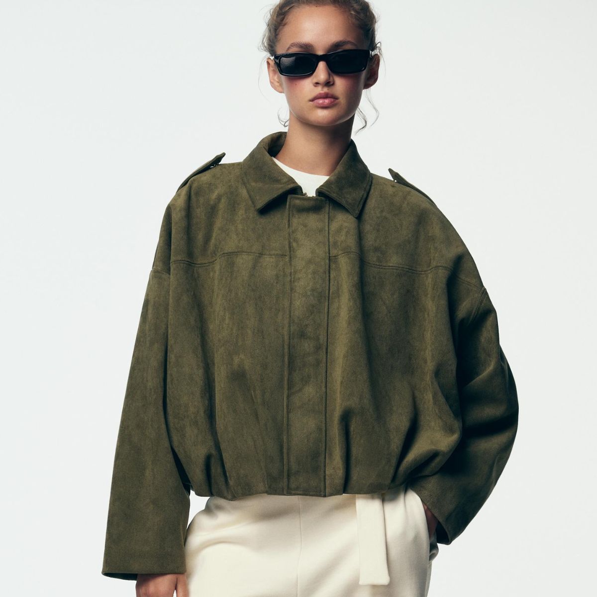 model wearing Zara