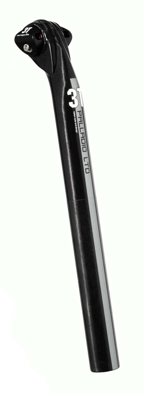 3T has redesigned its novel Palladio anti-slip seatpost design for lighter weight and easier use.