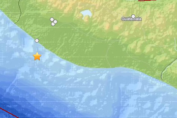 earthquake map