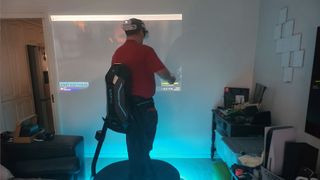 Kat VR treadmill used by first timers.