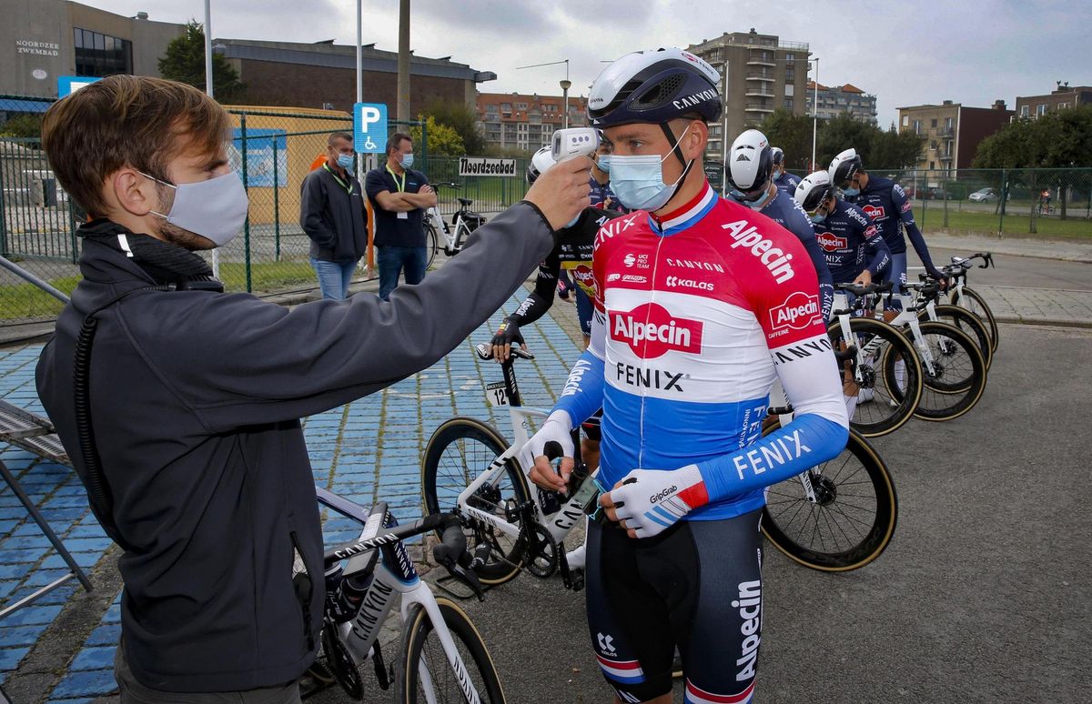 BinckBank Tour 2020 16th Edition 1st stage Blankenberge Ardooie 1321 km 29092020 Mathieu Van Der Poel NED Alpecin Fenix photo Tim Van MichelenCor VosBettiniPhoto2020
