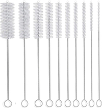 Set of 10 Long Straw Brushes: $9 @ Amazon