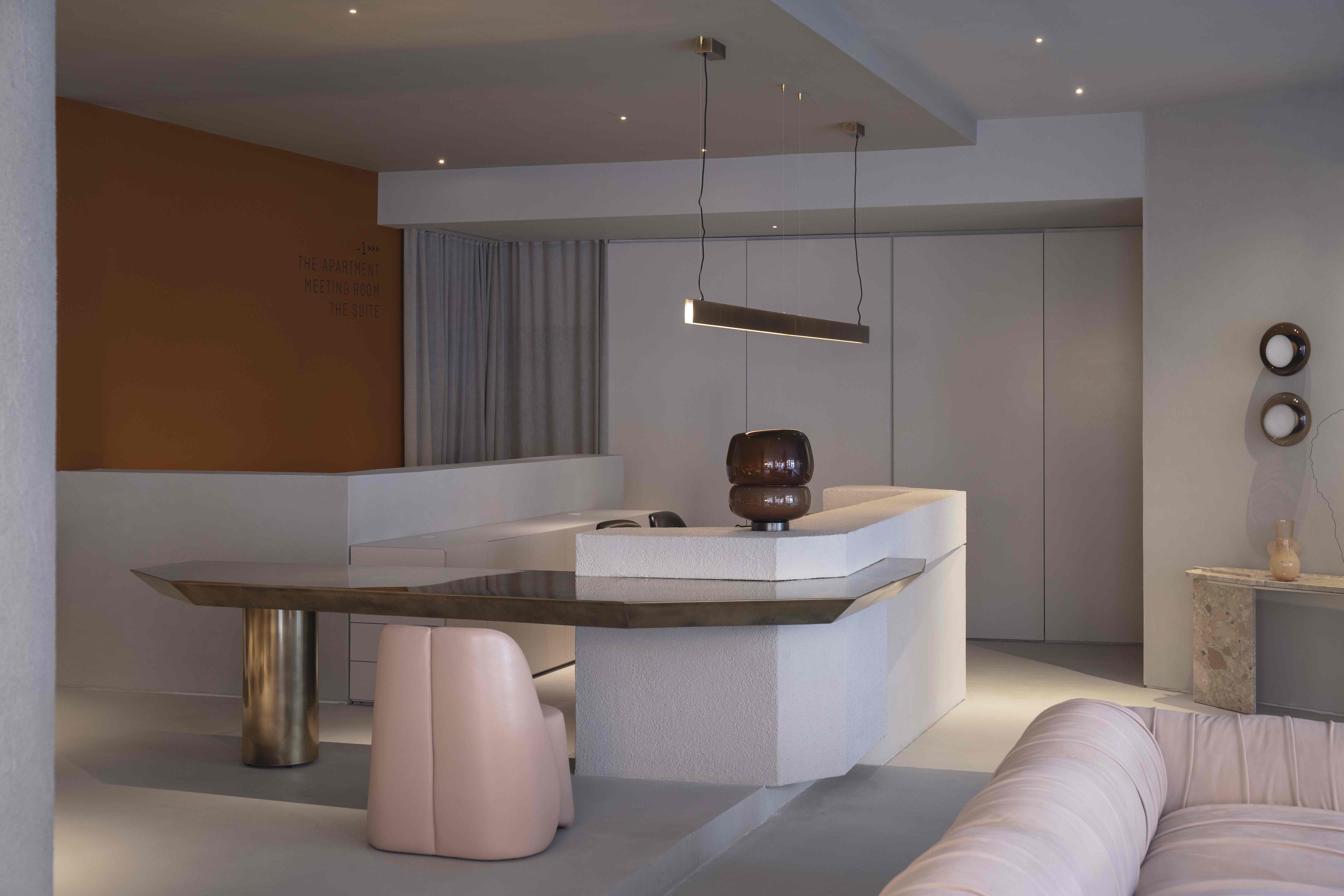 Inside Baxter London furniture store