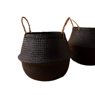 Hand-Woven Seagrass Belly Basket