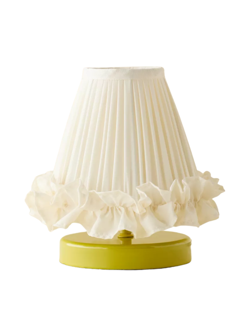 Mini Ruffled Table Lamp