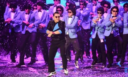 Just because you've had enough of Psy's crazy horse dance, doesn't mean everyone else has.