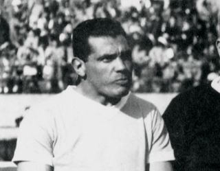 Uruguay's Obdulio Varela at the 1950 World Cup