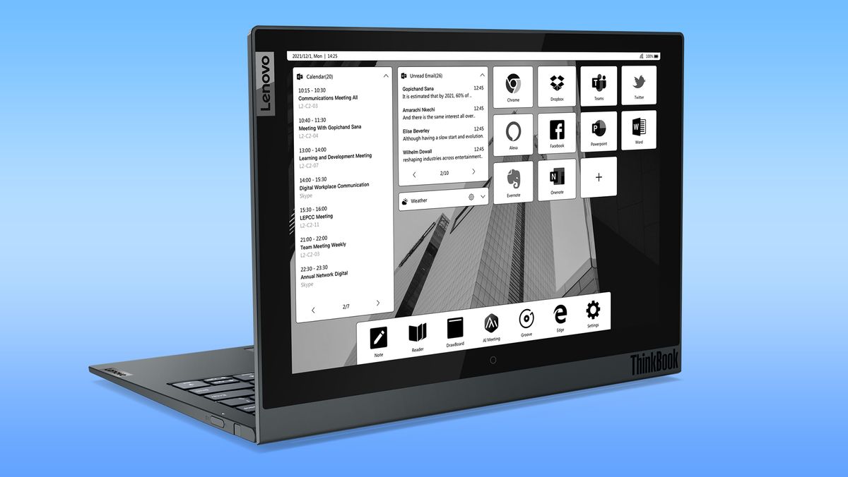 Lenovo ThinkBook Plus Gen 2 with e-ink display