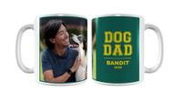 Frisco Personalized "Dog Dad" White Coffee Mug