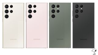 Imágenes filtradas del Samsung Galaxy S23 Ultra en cuatro colores
