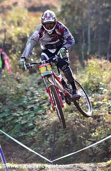 Greg Minnaar (Santa Cruz Syndicate) is just 16 points out of the overall lead.