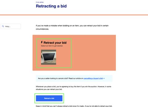 How to retract a bid on eBay | Tom's Guide