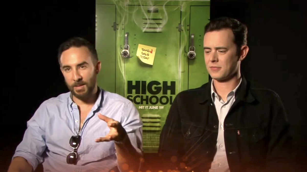 high school interview with colin hanks and john stalberg for amc theatres