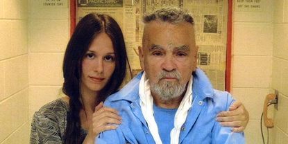 Charles Manson and his fiancée.