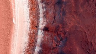 Mars ice cap