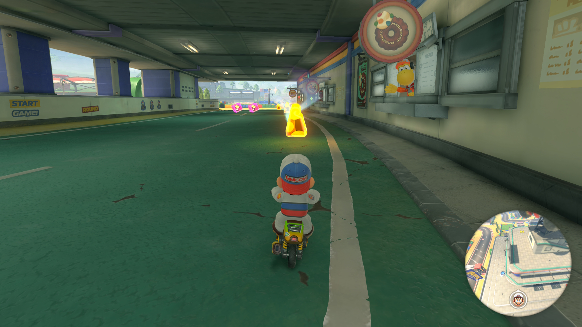Mario Kart World Donuts location in free roam