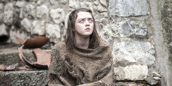 Maisie Williams as Arya Stark in Game of Thrones