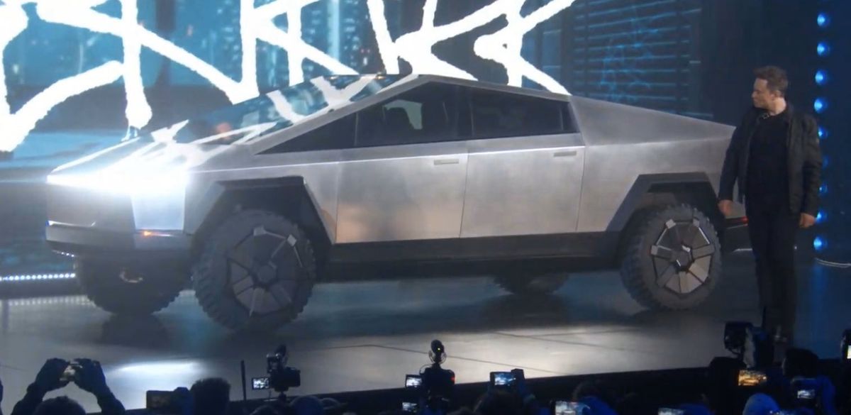 Tesla's New 'Cybertruck' Has a Bit of SpaceX's Starship for Mars in Its