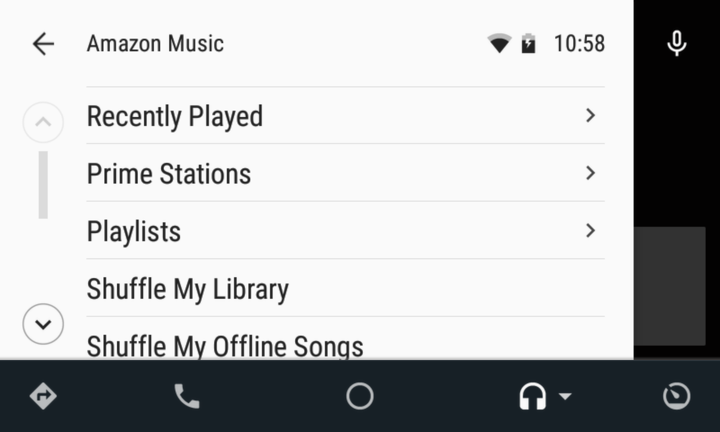 Amazon Music on Android Auto