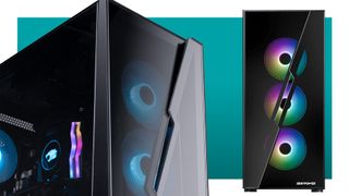 iBuyPower gaming PC from multiple angles