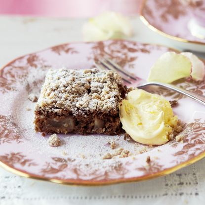 Pear Ginger Tray Bake Cake-October 2013-Let them eat cake-woman and home